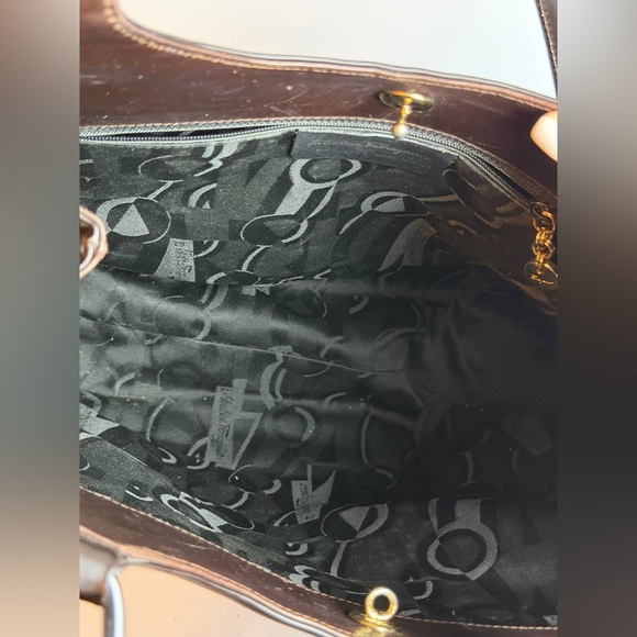 Salvatore Ferragamo Brown Matte Leather Shoulder Bag - Picture 12 of 14